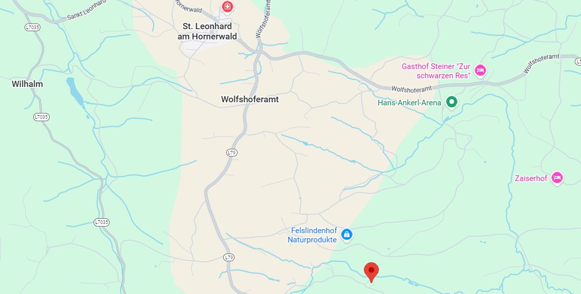 Karte zu Physio Connie, Untertautendorferamt 51, 3572 Sankt Leonhard am Hornerwald